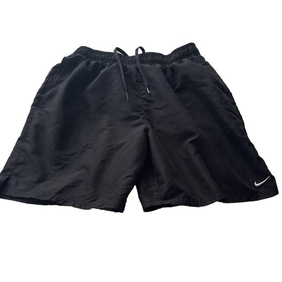 Nike Other - Nike Men's Black Athletic Running Jogging Shorts With Slash Pockets Size L